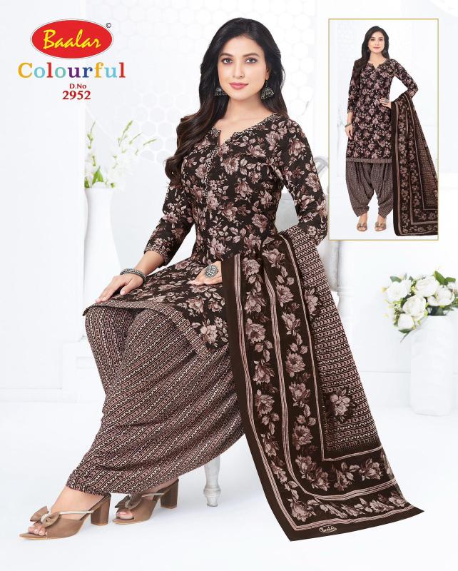 Baalar colourful vol-29 kalamkari dress material wholesale bangalore